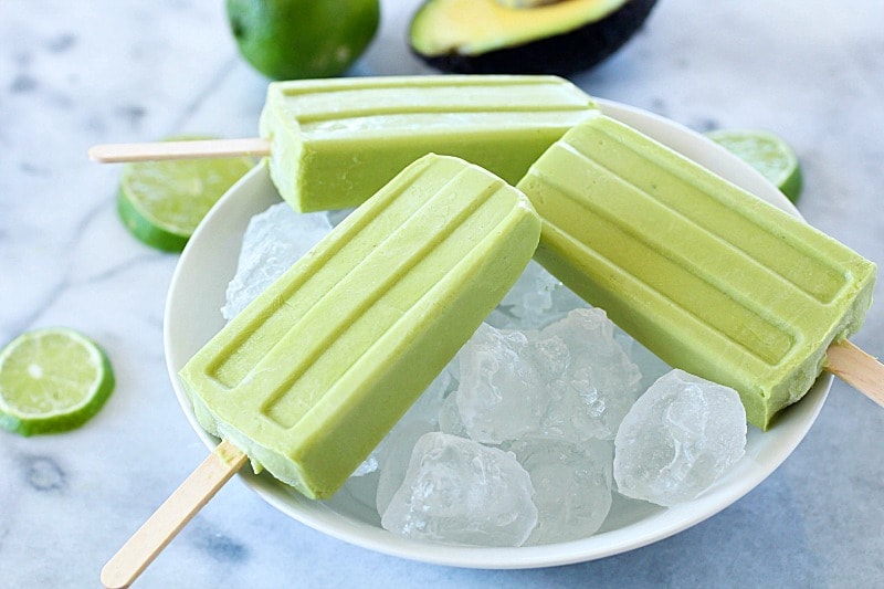 Creamy Avocado Coconut Popsicles 🥑